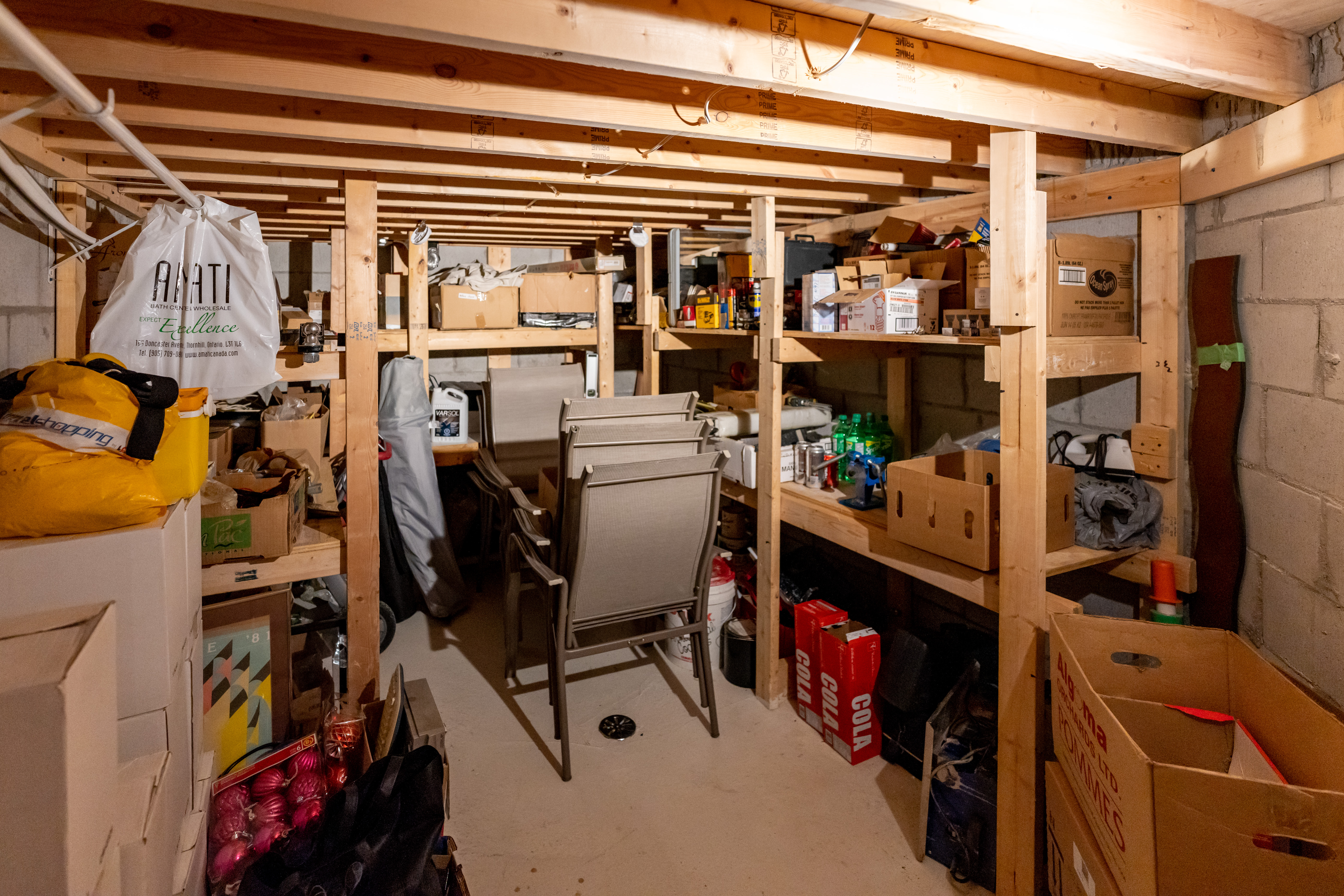 Under Garage Storage Room