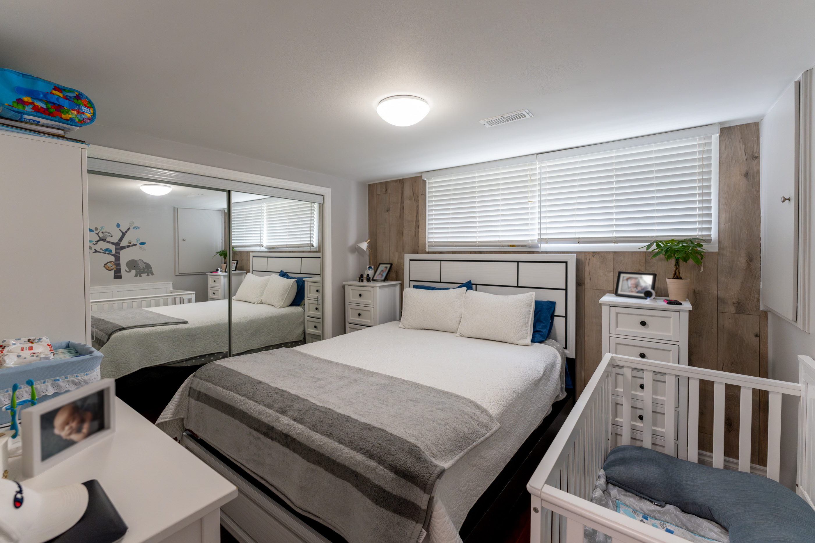 Basement bedroom